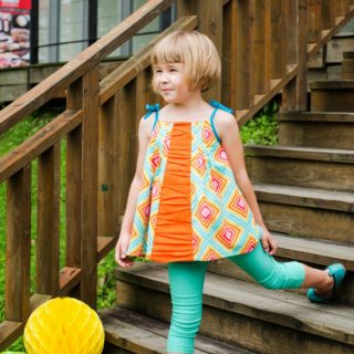 Citrus burst with Persimmon Tunic