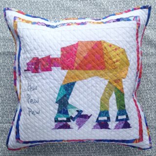 Rainbow AT-AT Walker Pillow