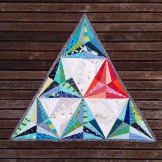 “Infinite Triangles” Mini Quilt